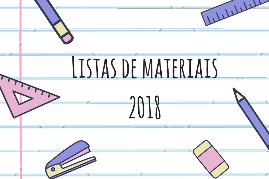 Listas de materiais 2018