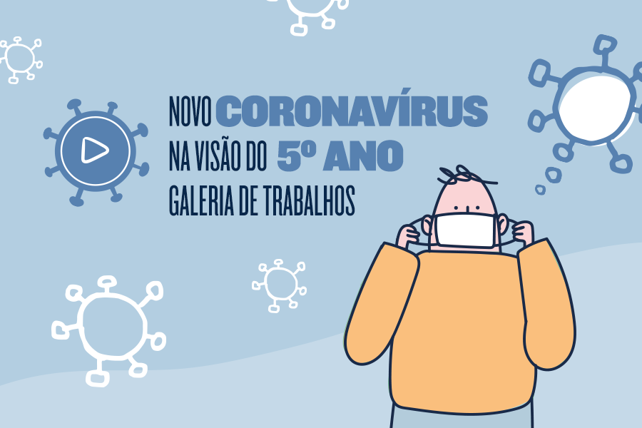 Galeria de trabalhos mostra produção do 5º Ano EF sobre o novo coronavírus