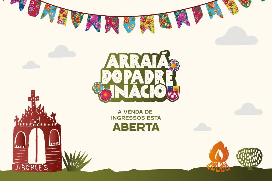 Os ingressos para o Arraiá do Padre Inácio já estão disponíveis!