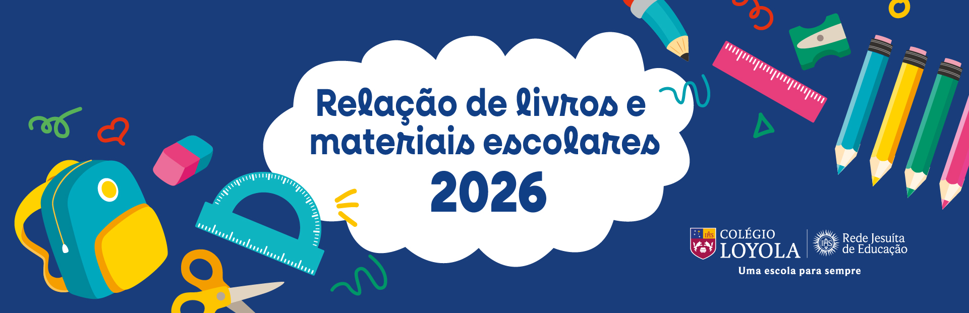 Listas de Materiais Escolares 2026